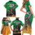 Brazil Hoodie Family Matching Short Sleeve Bodycon Dress and Hawaiian Shirt Brazil Reaper Skull Fire - Wonder Print Shop