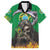 Brazil Hoodie Family Matching Short Sleeve Bodycon Dress and Hawaiian Shirt Brazil Reaper Skull Fire - Wonder Print Shop