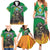 Brazil Hoodie Family Matching Summer Maxi Dress and Hawaiian Shirt Brazil Reaper Skull Fire - Wonder Print Shop