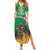 Brazil Hoodie Family Matching Summer Maxi Dress and Hawaiian Shirt Brazil Reaper Skull Fire - Wonder Print Shop