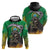 Brazil Hoodie Hoodie Brazil Reaper Skull Fire - Wonder Print Shop