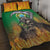 Brazil Hoodie Quilt Bed Set Brazil Reaper Skull Fire