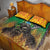 Brazil Hoodie Quilt Bed Set Brazil Reaper Skull Fire