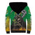 Brazil Hoodie Sherpa Hoodie Brazil Reaper Skull Fire