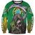 Brazil Hoodie Sweatshirt Brazil Reaper Skull Fire - Wonder Print Shop