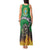 Brazil Hoodie Tank Maxi Dress Brazil Reaper Skull Fire