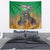 Brazil Hoodie Tapestry Brazil Reaper Skull Fire