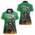 Brazil Hoodie Women Polo Shirt Brazil Reaper Skull Fire