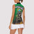 Brazil Hoodie Women Sleeveless Polo Shirt Brazil Reaper Skull Fire