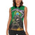 Brazil Hoodie Women Sleeveless Polo Shirt Brazil Reaper Skull Fire