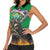 Brazil Hoodie Women Sleeveless Polo Shirt Brazil Reaper Skull Fire