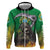 Brazil Hoodie Zip Hoodie Brazil Reaper Skull Fire