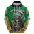 Brazil Hoodie Zip Hoodie Brazil Reaper Skull Fire