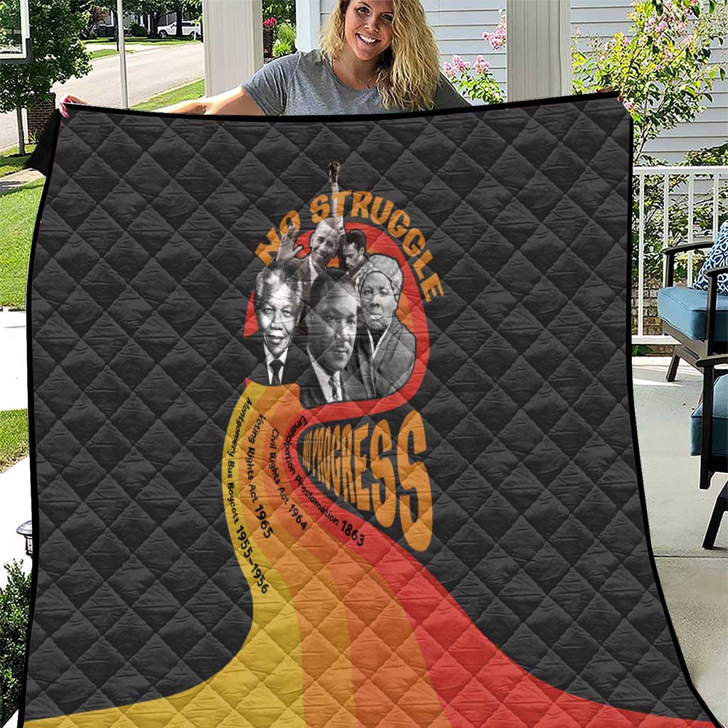 No Struggle No Progress Quilt Civil Rights Leaders - Wonder Print Shop