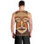 African Mask Printed Mudcloth Men Tank Top - Wonder Print Shop