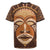 African Mask Printed Mudcloth Rugby Jersey - Wonder Print Shop