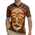 African Mask Printed Mudcloth Rugby Jersey - Wonder Print Shop