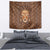 African Mask Printed Mudcloth Tapestry