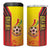 Ghana Football 4 in 1 Can Cooler Tumbler Black Stars Soccer - Road To Champion - Wonder Print Shop