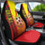 Ghana Football Car Seat Cover Black Stars Soccer - Road To Champion - Wonder Print Shop