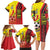 Ghana Football Family Matching Long Sleeve Bodycon Dress and Hawaiian Shirt Black Stars Soccer - Road To Champion - Wonder Print Shop