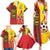 Ghana Football Family Matching Summer Maxi Dress and Hawaiian Shirt Black Stars Soccer - Road To Champion - Wonder Print Shop