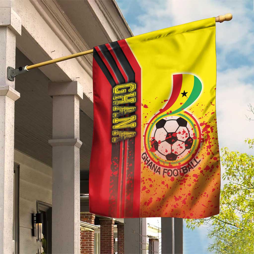 Ghana Football Garden Flag Black Stars Soccer - Road To Champion - Wonder Print Shop