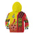 Ghana Football Kid Hoodie Black Stars Soccer - Road To Champion - Wonder Print Shop