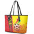 Ghana Football Leather Tote Bag Black Stars Soccer - Road To Champion - Wonder Print Shop