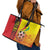 Ghana Football Leather Tote Bag Black Stars Soccer - Road To Champion - Wonder Print Shop