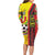 Ghana Football Long Sleeve Bodycon Dress Black Stars Soccer - Road To Champion - Wonder Print Shop