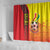 Ghana Football Shower Curtain Black Stars Soccer - Road To Champion