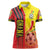 Ghana Football Women Polo Shirt Black Stars Soccer - Road To Champion - Wonder Print Shop