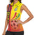 Ghana Football Women Sleeveless Polo Shirt Black Stars Soccer - Road To Champion - Wonder Print Shop