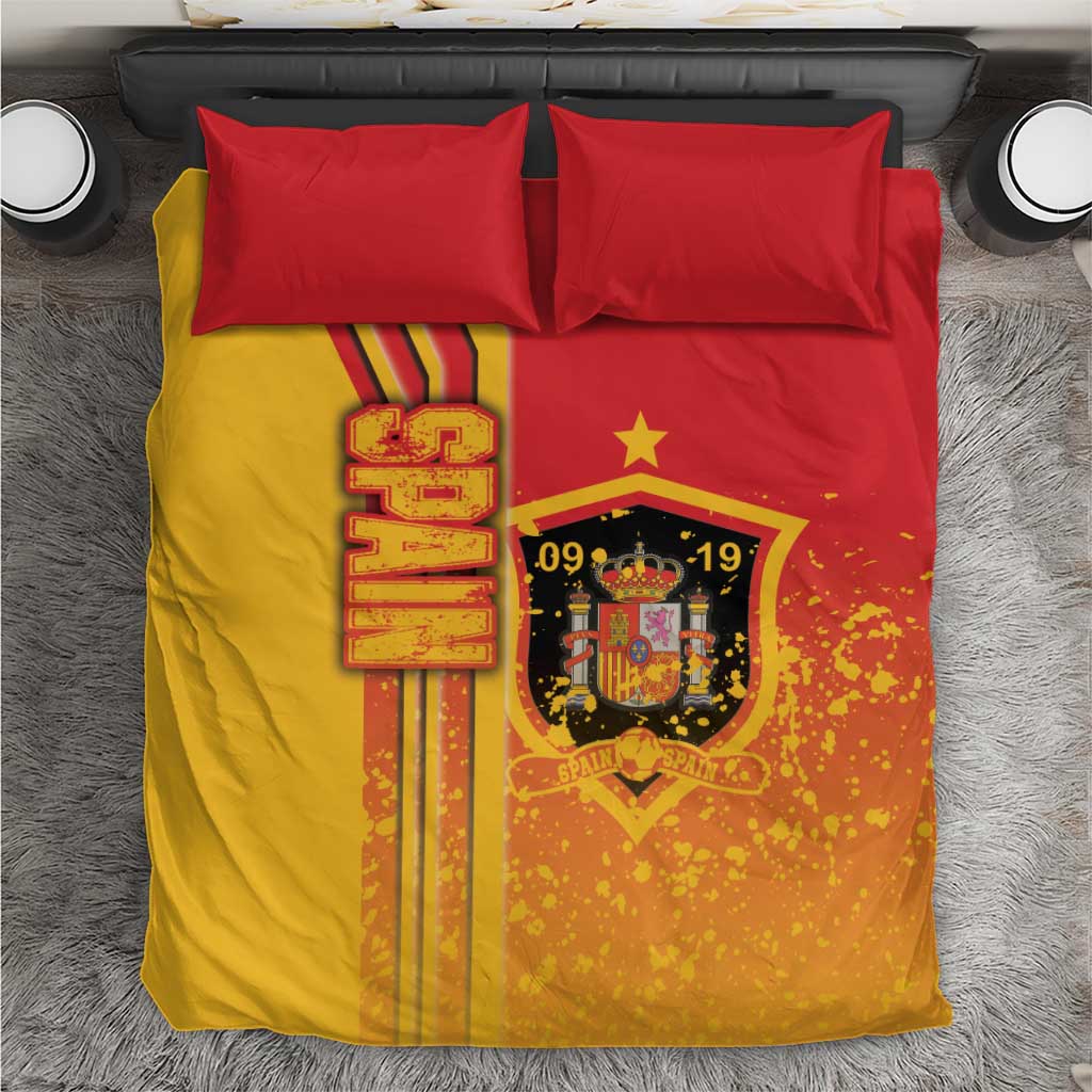 Spain Football Bedding Set La Roja Soccer - Road To Champion - Wonder Print Shop