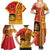 Spain Football Family Matching Summer Maxi Dress and Hawaiian Shirt La Roja Soccer - Road To Champion - Wonder Print Shop