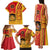 Spain Football Family Matching Tank Maxi Dress and Hawaiian Shirt La Roja Soccer - Road To Champion - Wonder Print Shop