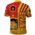 Spain Football Polo Shirt La Roja Soccer - Road To Champion - Wonder Print Shop