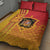 Spain Football Quilt Bed Set La Roja Soccer - Road To Champion - Wonder Print Shop