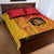 Spain Football Quilt Bed Set La Roja Soccer - Road To Champion - Wonder Print Shop