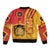 Spain Football Sleeve Zip Bomber Jacket La Roja Soccer - Road To Champion - Wonder Print Shop