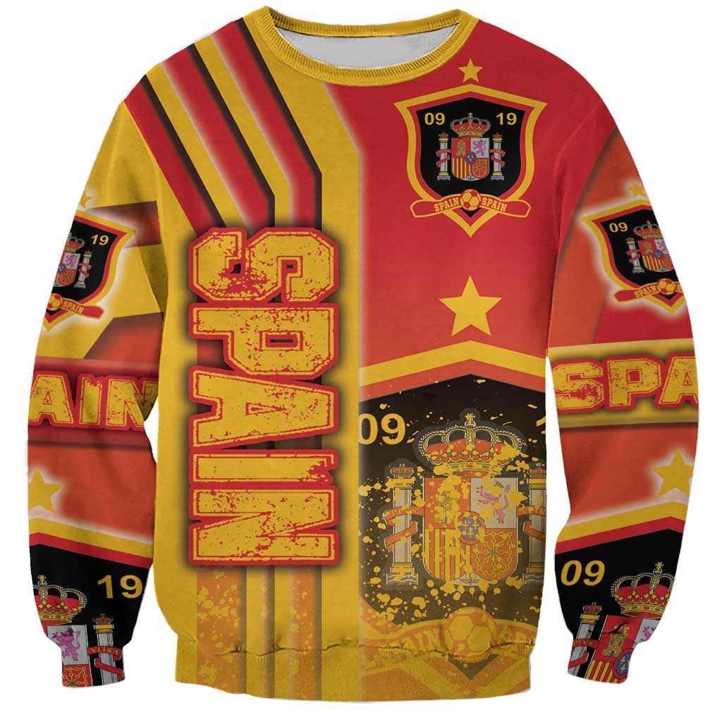 Spain Football Sweatshirt La Roja Soccer - Road To Champion - Wonder Print Shop