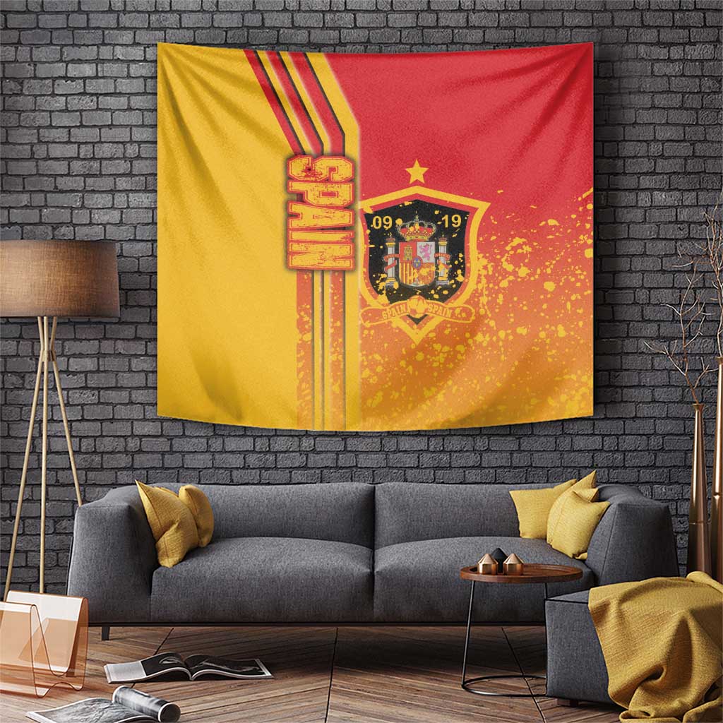 Spain Football Tapestry La Roja Soccer - Road To Champion - Wonder Print Shop