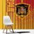 Spain Football Window Curtain La Roja Soccer - Road To Champion - Wonder Print Shop