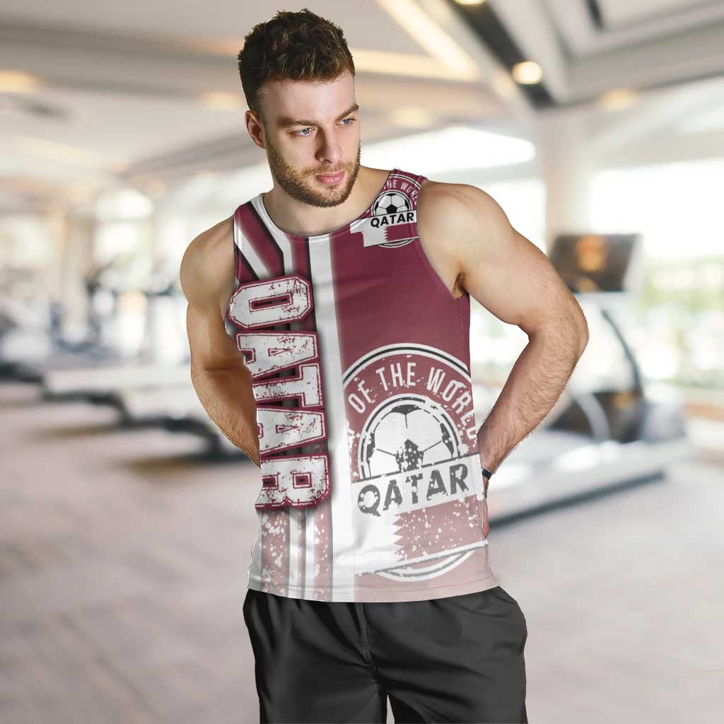 Qatar Football Men Tank Top The Maroons Soccer - Road To Champion