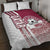 Qatar Football Quilt Bed Set The Maroons Soccer - Road To Champion - Wonder Print Shop