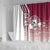 Qatar Football Shower Curtain The Maroons Soccer - Road To Champion - Wonder Print Shop