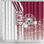 Qatar Football Shower Curtain The Maroons Soccer - Road To Champion - Wonder Print Shop