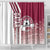 Qatar Football Shower Curtain The Maroons Soccer - Road To Champion - Wonder Print Shop