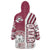 Qatar Football Wearable Blanket Hoodie The Maroons Soccer - Road To Champion